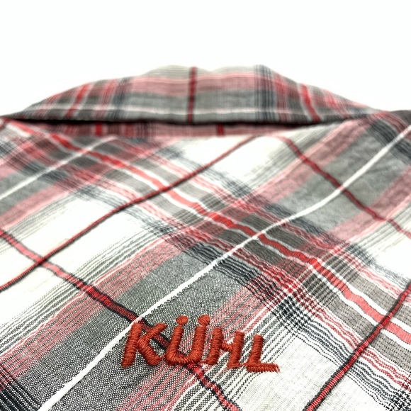 KUHL Plaid Checkered Button Up Shirt Size Medium - Picture 6 of 6